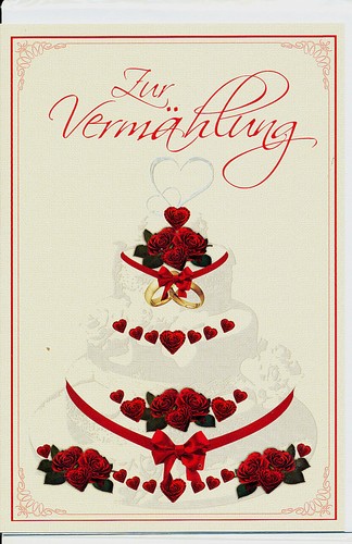 Hochzeitskarte,"Hochzeitstorte