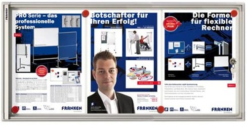 Franken schaukasten tra line - schaukasten, tra!line