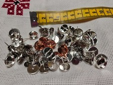 Schmuckherstellung Rohlinge Ohrringe Ohrstecker für Cabochons (Konvolut D)