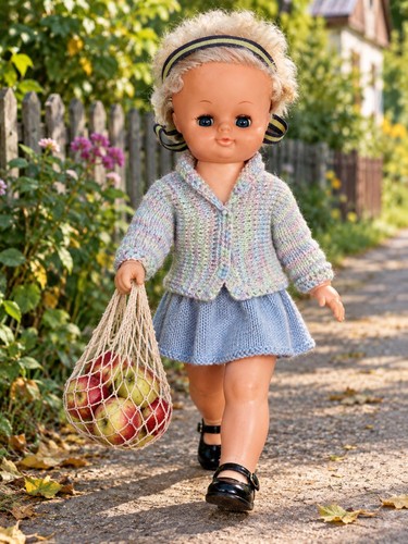 Cardigan für 25cm puppe - cardigan,