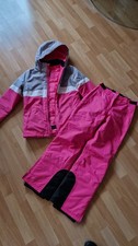 Skianzug grau/pink Größe 164