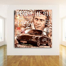 Pop Art Leinwand Bild Steve