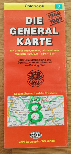 österreich die generalkarte - "die, generalkarte"