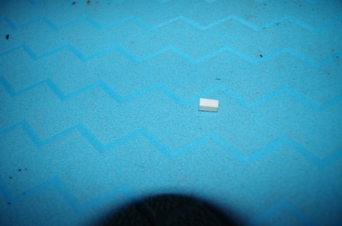 Knob white small allen - white,