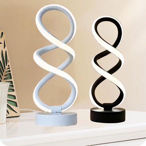 Led spirale nachttischlampe - led-spirale,