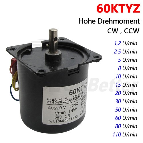 110rpm 14w ac - 14w, 220v