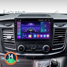 Autoradio Navi Android 14 Carplay GPS DAB FM 1 Din Ford Transit Custom 2018-2023