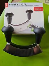 Wiegemesser, Kräutermesser, Schneidemesser, Edelstahl-Doppelklinge, TCM, Tchibo+