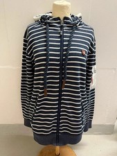 Dunkelblau/weiß gestreifte