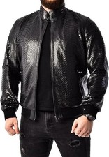 Herren Bomberjacke schwarz
