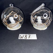 Weihnachtsdeko 2 Kugelrund mit Beleuchteten LEDs