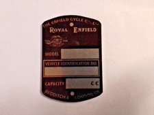 Typenschild id-plate Royal