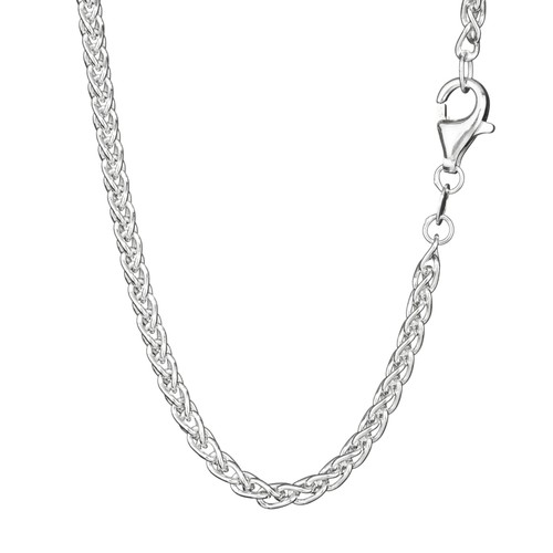 Collier 55cm zopfkette - 55cm,