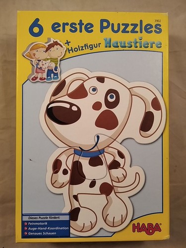 Erste puzzles haustiere - 6, +