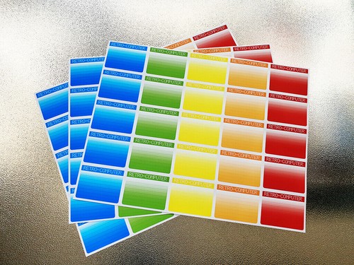 Floppy disk etiketten - floppy, 3,5"