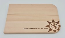 Gerolsteiner Mineralwasser Holz Schneidebrett Natur Bar Club Küche Theke(7255-1)