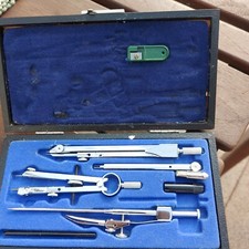 Alter ZIRKELKASTEN ORIGINAL LOTTER Schulreißzeug Schule Vintage Sammler