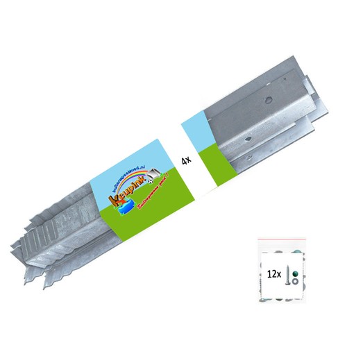 Winkelanker 4er set - winkelanker, bodenanker