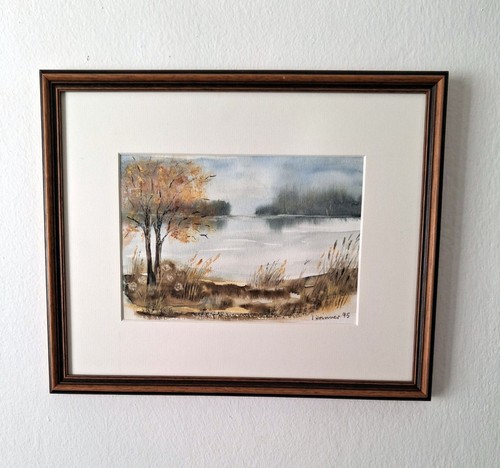 Aquarell herbstliche - aquarell, "herbstliche