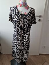 QVC Julie C Kleid schwarz weiß Gr. 36 knielang Neu