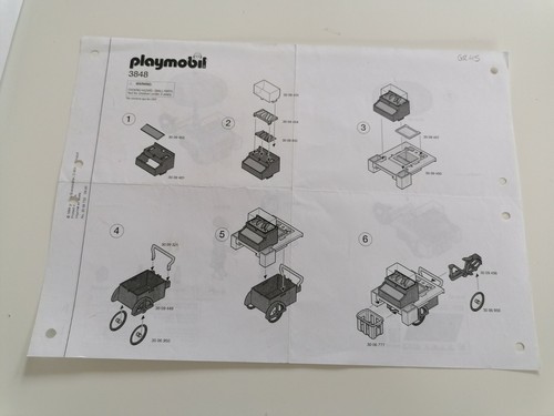 Playmobil 3848 nur bauplan - 3848,