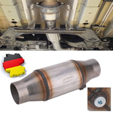 200 Zellen Sport Katalysator Euro 4 Metall 101mm E9 Prüfzeichen 63,5 mm 400 PS