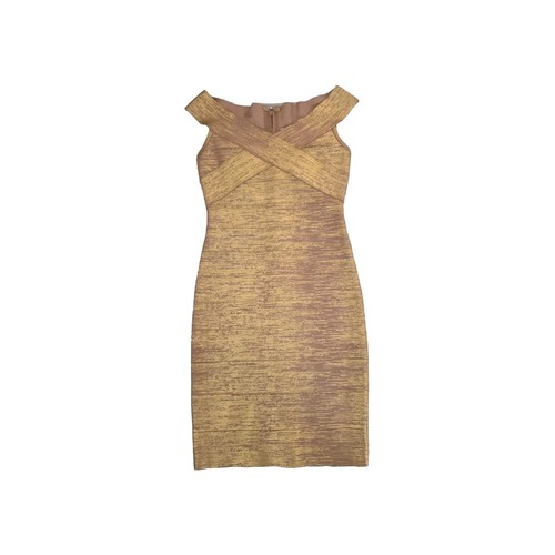 Herve leger damenkleid gold - herve,