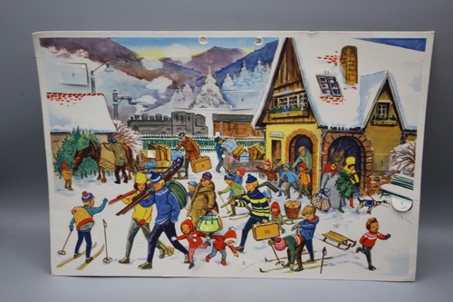 Alter adventskalender - adventskalender, am
