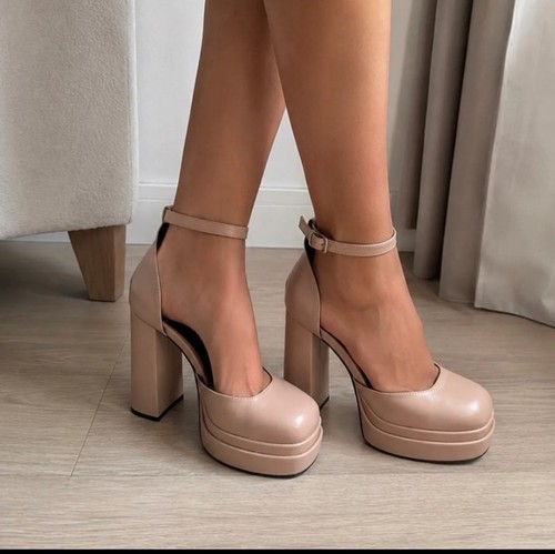 High heels platteau pumps - heels,