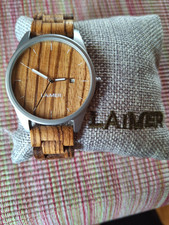 Herren Armbanduhr  Holz