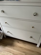 Ikea Komode In Weiss Mit Glasplatte