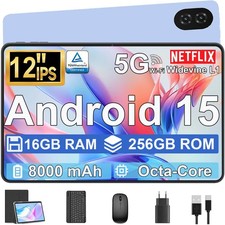 2025 Tablet 12 Zoll Android 15