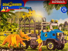 Schleich 42565 Dinosaurier Truck Mission Set LKW Dinosaurus Triceratops Dino NEU