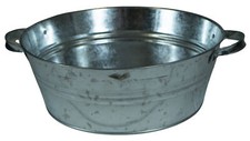 Zinkeimer silbergrau 13l - silbergrau, rund