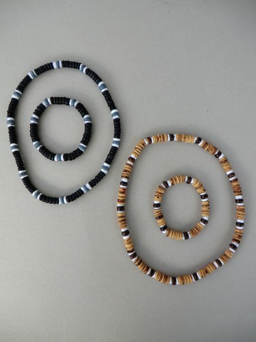 2er set halskette - halskette, armband