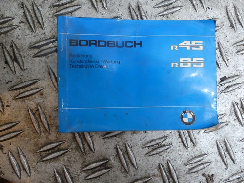 Bmw r45 r65 85 bordbuch - bmw,