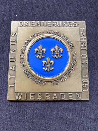 Plakette medaille 1951 - plakette,