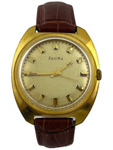 Goldene herrenarmbanduhr - goldene,