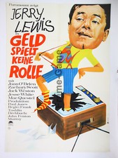 Original Filmposter Filmplakat A1 Geld spielt keine Rolle Jerry Lewis Gut