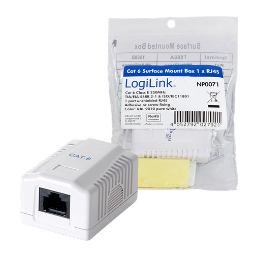 Logilink cat netzwerkdose - cat,