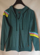 "MAUI & SONS",  Neue Sportjacke mit Kapuze, Gr. L 40, Baumwolle 60% , petrol