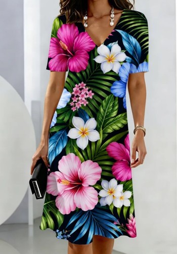 Damen sommerkleid hawaii - damen,