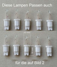 10 Stück Ersatzlampen für