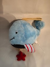 TCM Tchibo Delphin Wal blau Spieluhr stofftier  18x12m TOP SELTEN 