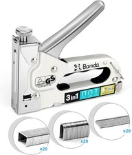 Wandhefter - 3 in 1 Tacker Tacker mit 3000 Heftklammern Tacker Man...