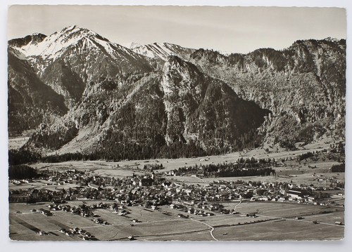 Echtfoto luftbild postkarte - luftbild,