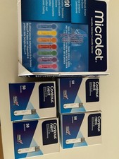 200 neue  Bayer Contour Next Teststreifen und  200 Lanzetten