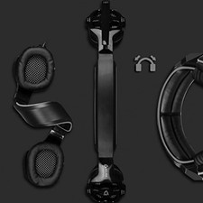 * Klim Mantis 7.1 Surround Sound USB Gaming Headset für PC PS4* PS5* schwarz rot