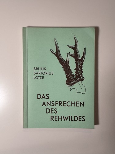 Das ansprechen des rehwildes - ansprechen,