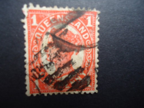 Briefmarke queensland - briefmarke,